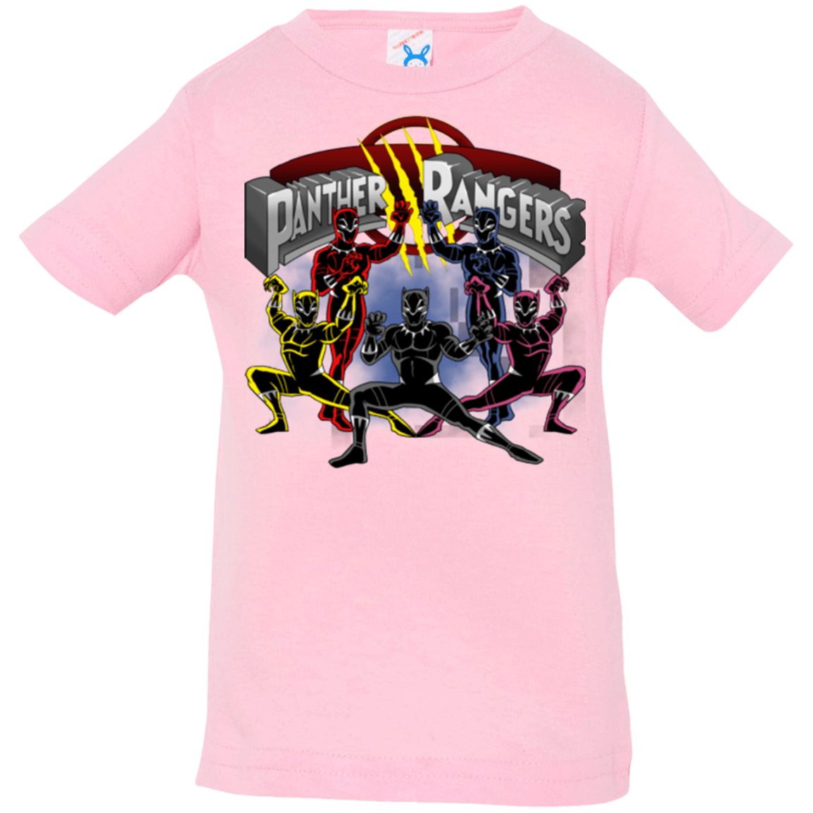 T-Shirts Pink / 6 Months Panther Rangers Infant Premium T-Shirt
