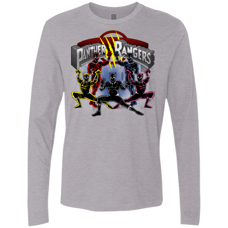 T-Shirts Heather Grey / Small Panther Rangers Men's Premium Long Sleeve