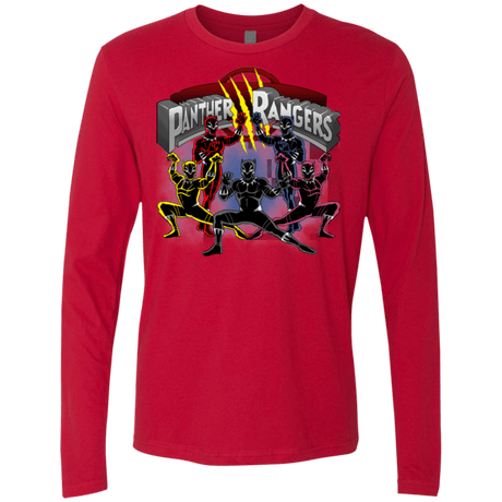 T-Shirts Red / Small Panther Rangers Men's Premium Long Sleeve