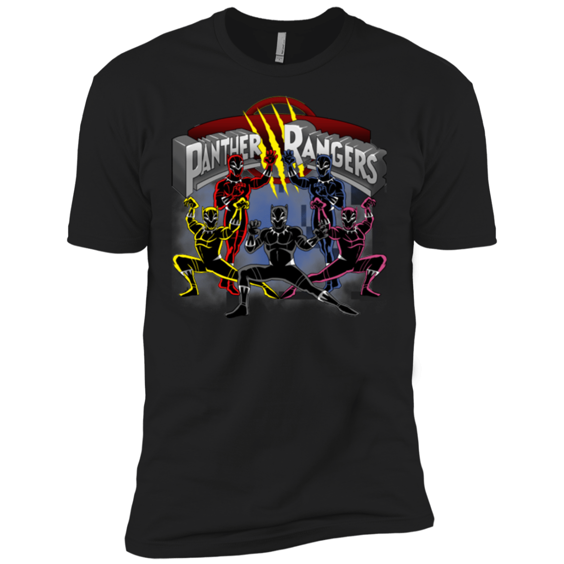 T-Shirts Black / X-Small Panther Rangers Men's Premium T-Shirt