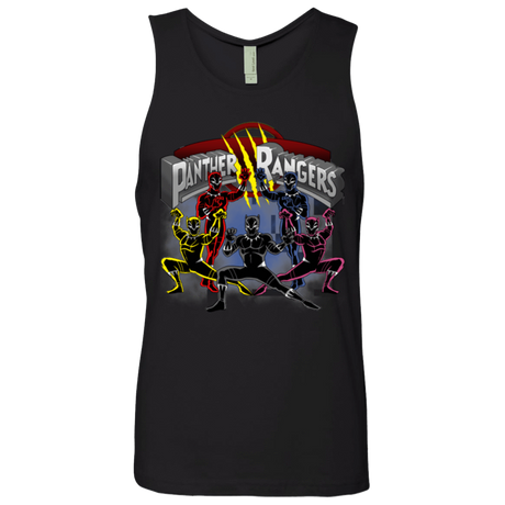 T-Shirts Black / Small Panther Rangers Men's Premium Tank Top