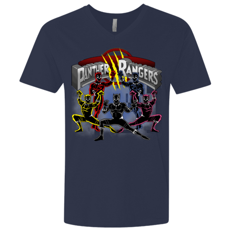 T-Shirts Midnight Navy / X-Small Panther Rangers Men's Premium V-Neck