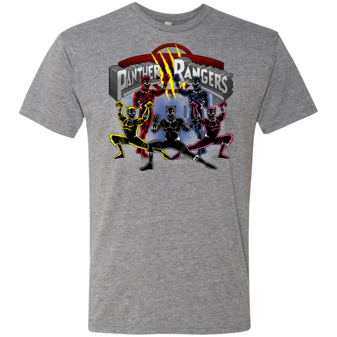 T-Shirts Premium Heather / Small Panther Rangers Men's Triblend T-Shirt