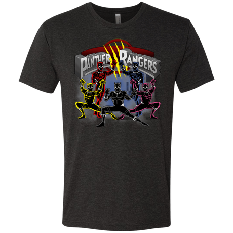 T-Shirts Vintage Black / Small Panther Rangers Men's Triblend T-Shirt