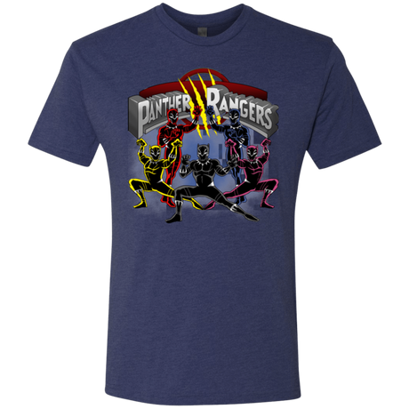 T-Shirts Vintage Navy / Small Panther Rangers Men's Triblend T-Shirt