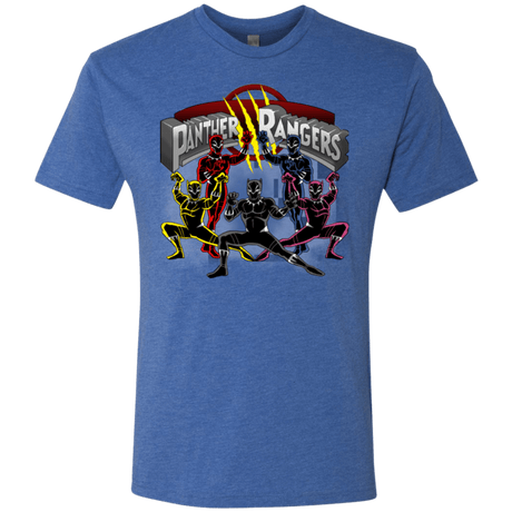 T-Shirts Vintage Royal / Small Panther Rangers Men's Triblend T-Shirt