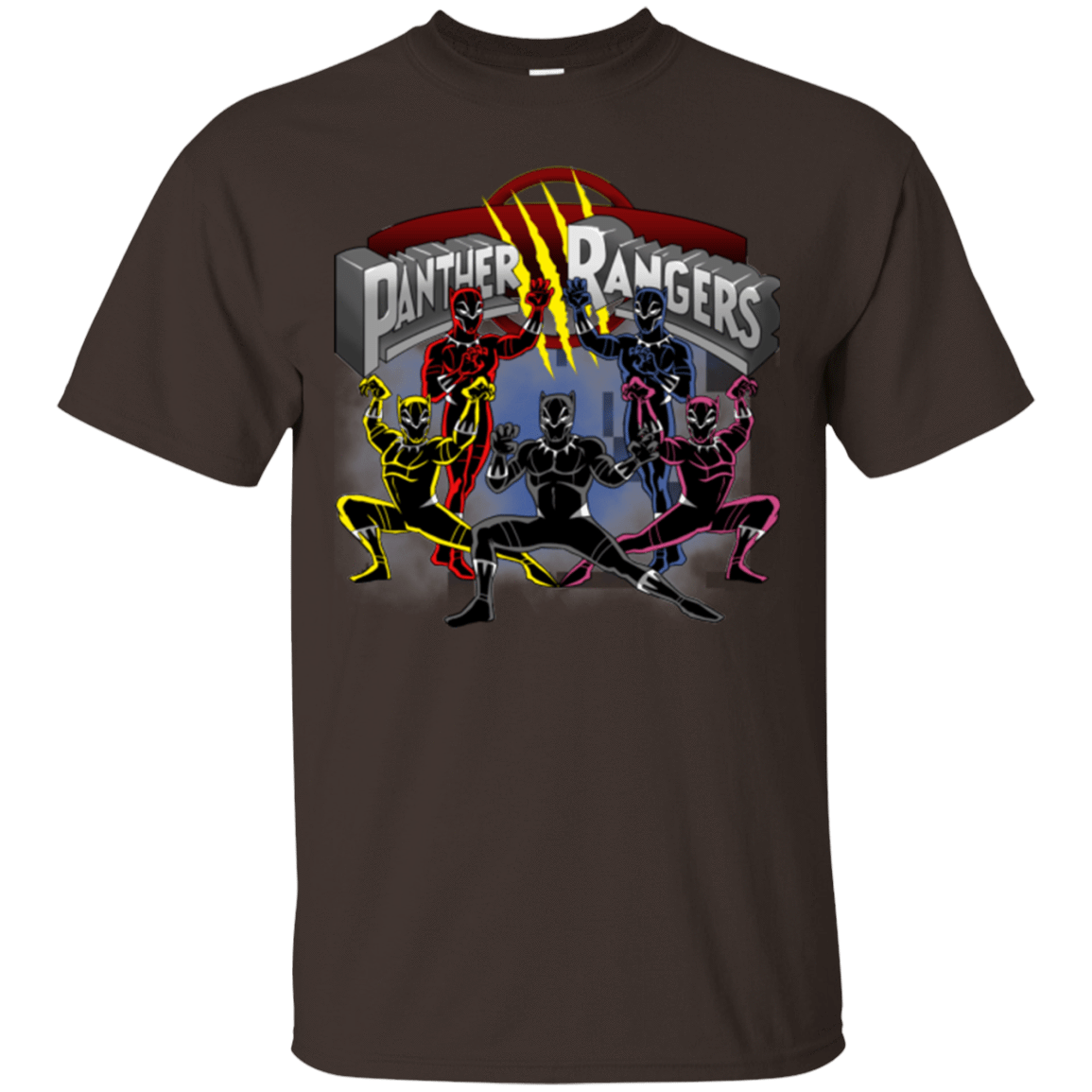 T-Shirts Dark Chocolate / Small Panther Rangers T-Shirt