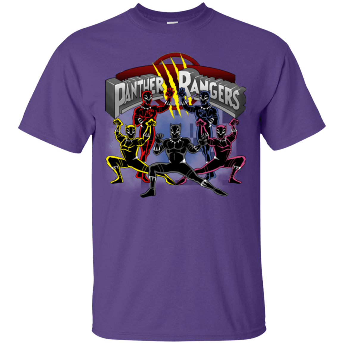 T-Shirts Purple / Small Panther Rangers T-Shirt