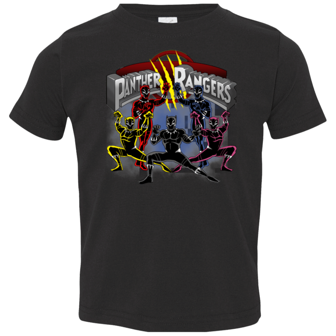 T-Shirts Black / 2T Panther Rangers Toddler Premium T-Shirt