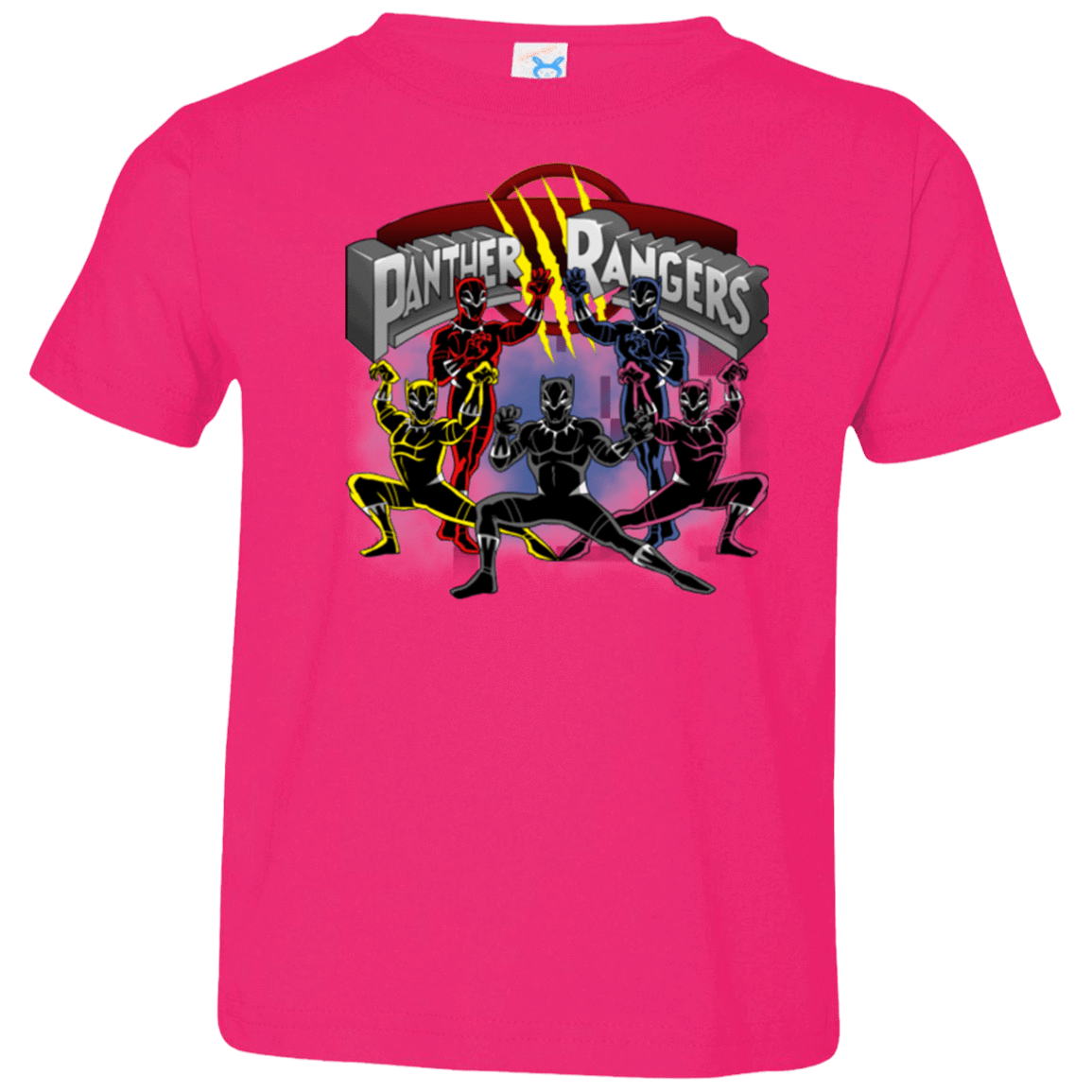 T-Shirts Hot Pink / 2T Panther Rangers Toddler Premium T-Shirt