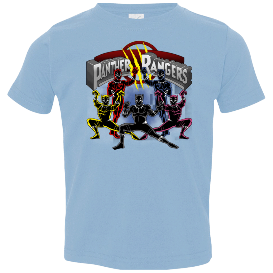 T-Shirts Light Blue / 2T Panther Rangers Toddler Premium T-Shirt