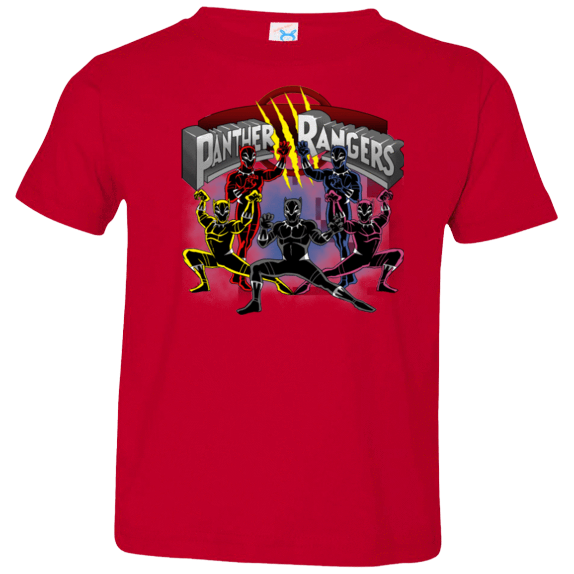 T-Shirts Red / 2T Panther Rangers Toddler Premium T-Shirt