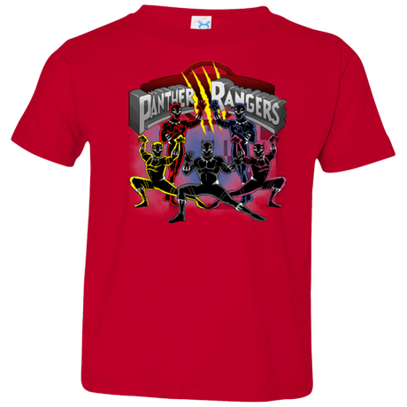 T-Shirts Red / 2T Panther Rangers Toddler Premium T-Shirt