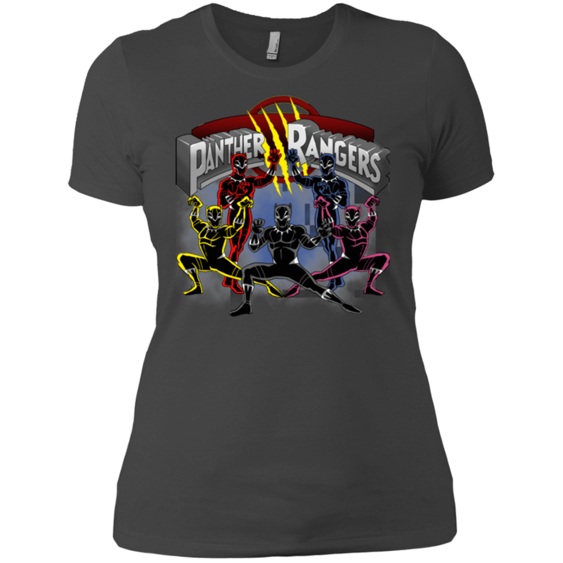 T-Shirts Heavy Metal / X-Small Panther Rangers Women's Premium T-Shirt