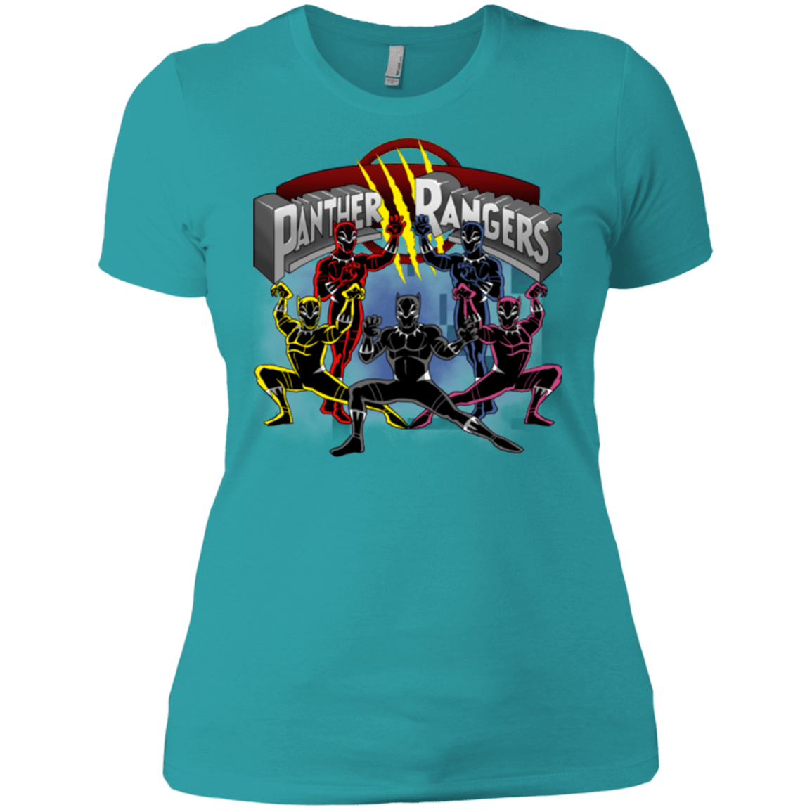T-Shirts Tahiti Blue / X-Small Panther Rangers Women's Premium T-Shirt