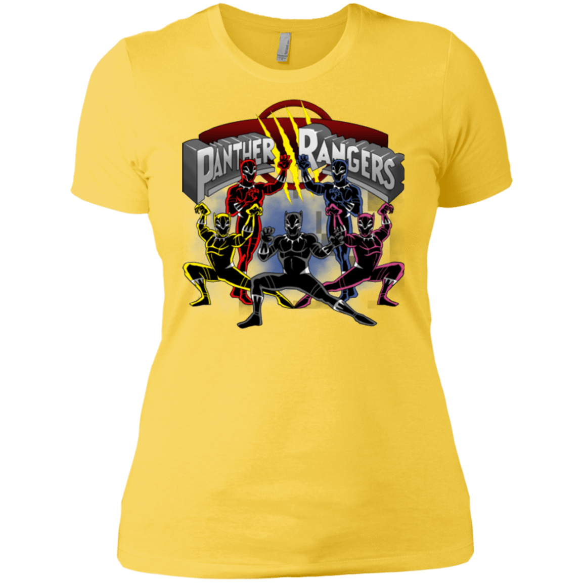 T-Shirts Vibrant Yellow / X-Small Panther Rangers Women's Premium T-Shirt