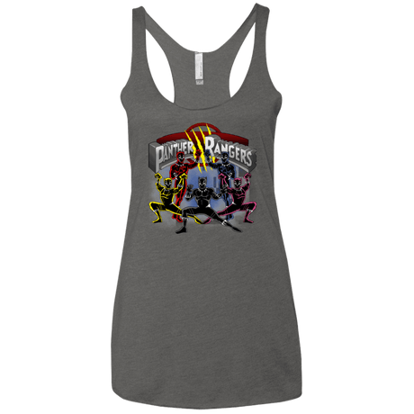 T-Shirts Premium Heather / X-Small Panther Rangers Women's Triblend Racerback Tank