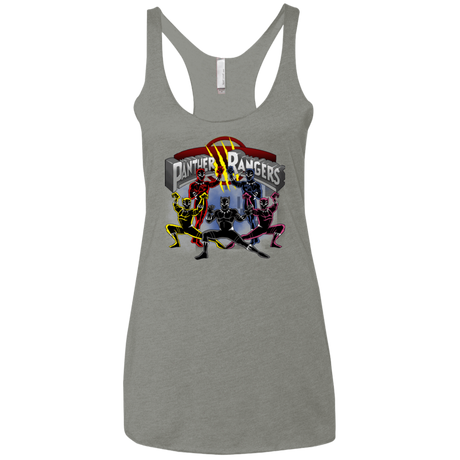 T-Shirts Venetian Grey / X-Small Panther Rangers Women's Triblend Racerback Tank