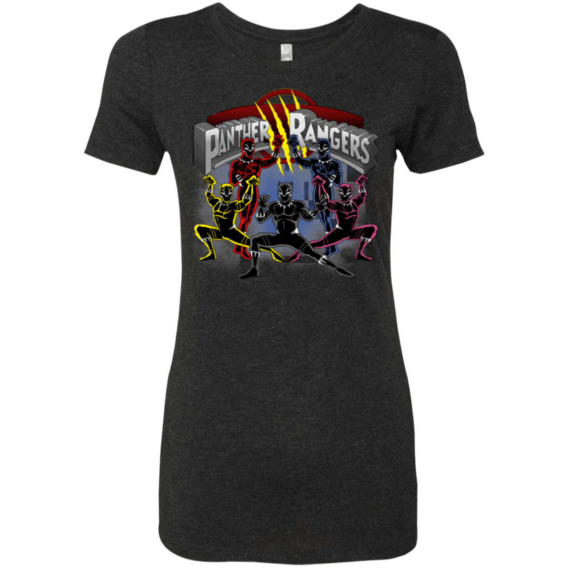 T-Shirts Vintage Black / Small Panther Rangers Women's Triblend T-Shirt