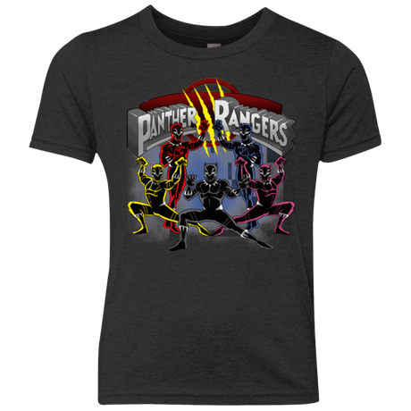 T-Shirts Vintage Black / YXS Panther Rangers Youth Triblend T-Shirt