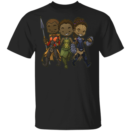 T-Shirts Black / S Panther Trio T-Shirt