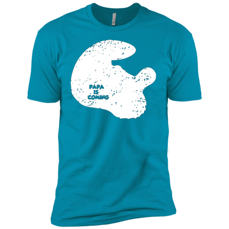T-Shirts Turquoise / YXS Papa Is Coming Boys Premium T-Shirt