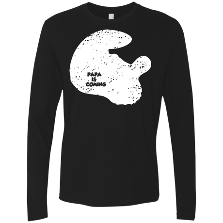 T-Shirts Black / Small Papa Is Coming Men's Premium Long Sleeve