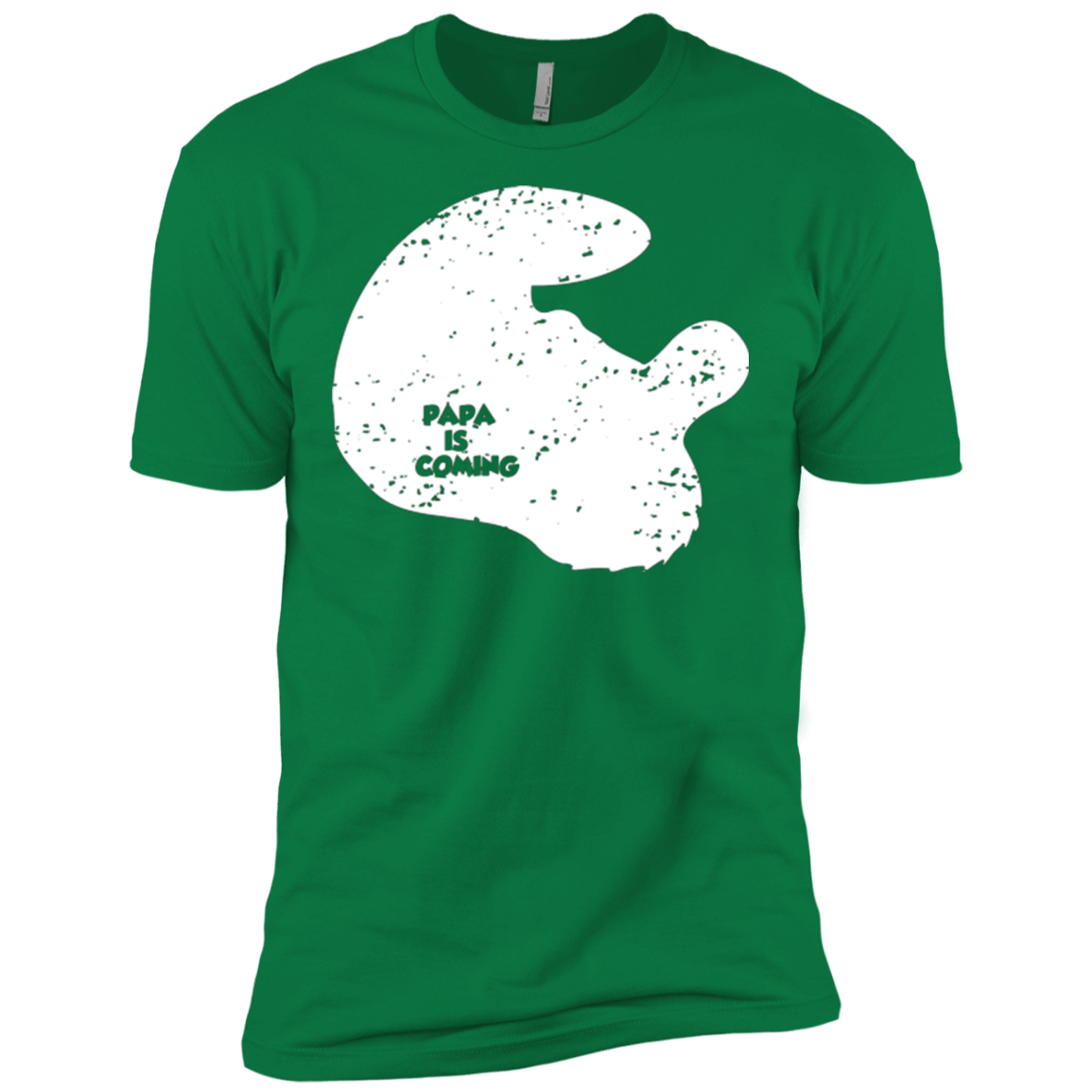 T-Shirts Kelly Green / X-Small Papa Is Coming Men's Premium T-Shirt