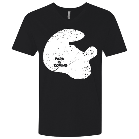 T-Shirts Black / X-Small Papa Is Coming Men's Premium V-Neck