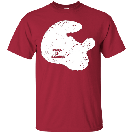 T-Shirts Cardinal / Small Papa Is Coming T-Shirt