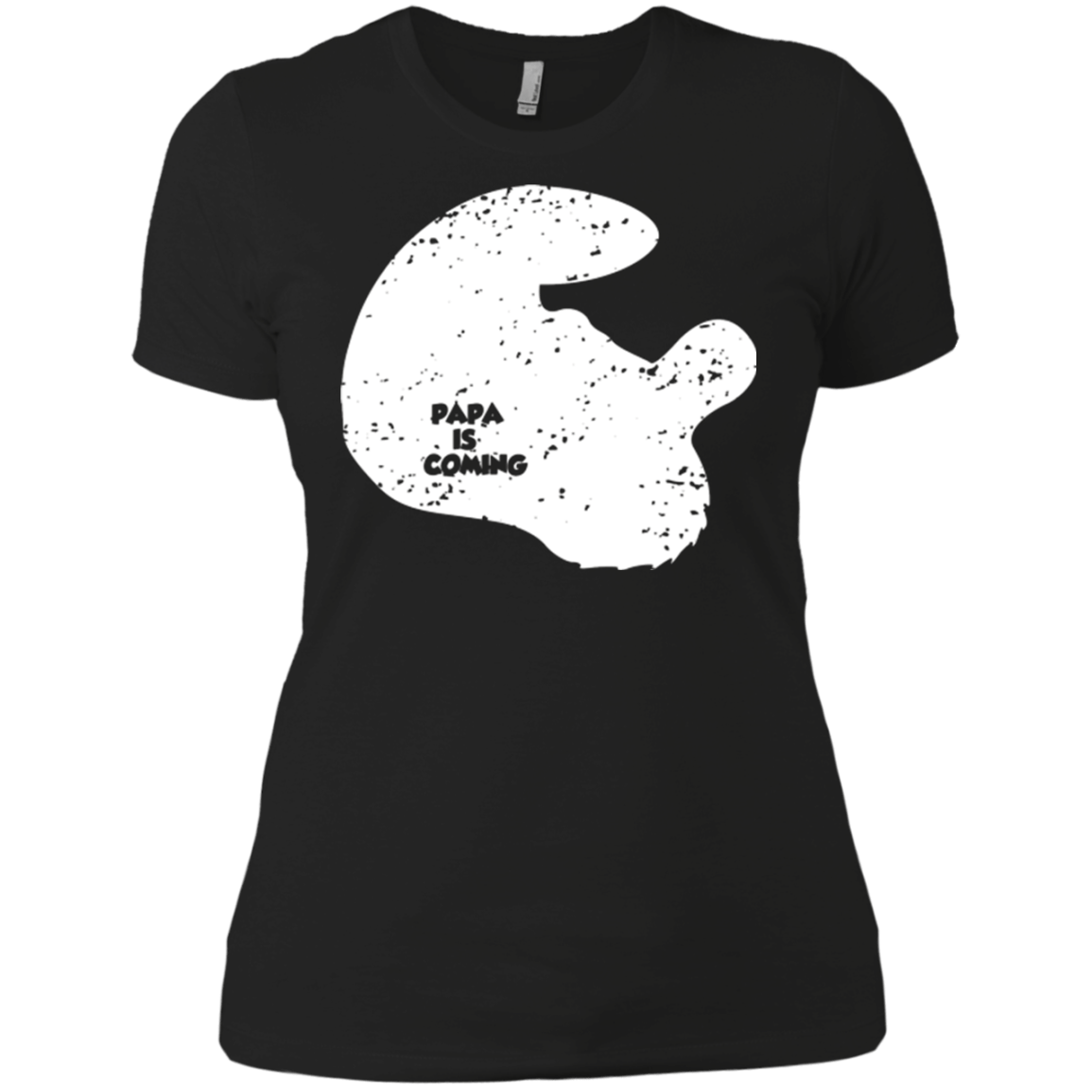 T-Shirts Black / X-Small Papa Is Coming Women's Premium T-Shirt