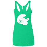 T-Shirts Envy / X-Small Papa Is Coming Women's Triblend Racerback Tank