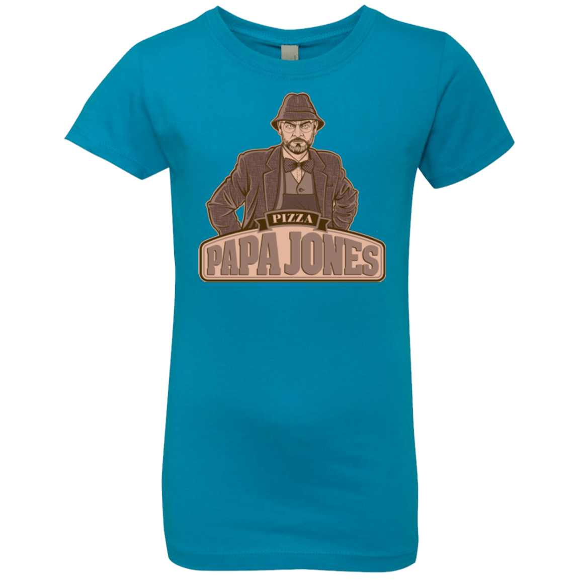 T-Shirts Turquoise / YXS Papa Jones Girls Premium T-Shirt