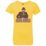 T-Shirts Vibrant Yellow / YXS Papa Jones Girls Premium T-Shirt