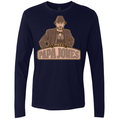 T-Shirts Midnight Navy / Small Papa Jones Men's Premium Long Sleeve