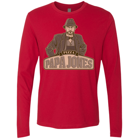T-Shirts Red / Small Papa Jones Men's Premium Long Sleeve