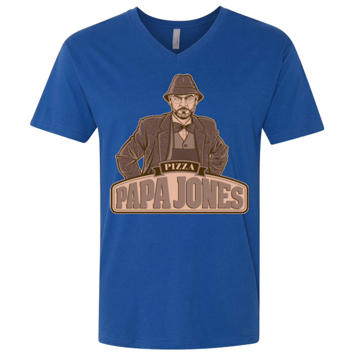 T-Shirts Royal / X-Small Papa Jones Men's Premium V-Neck