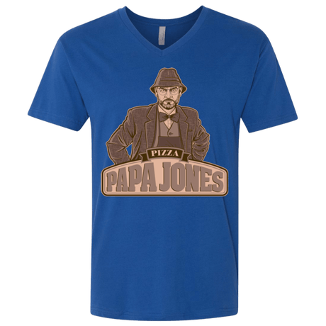 T-Shirts Royal / X-Small Papa Jones Men's Premium V-Neck