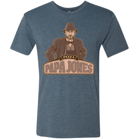 T-Shirts Indigo / Small Papa Jones Men's Triblend T-Shirt