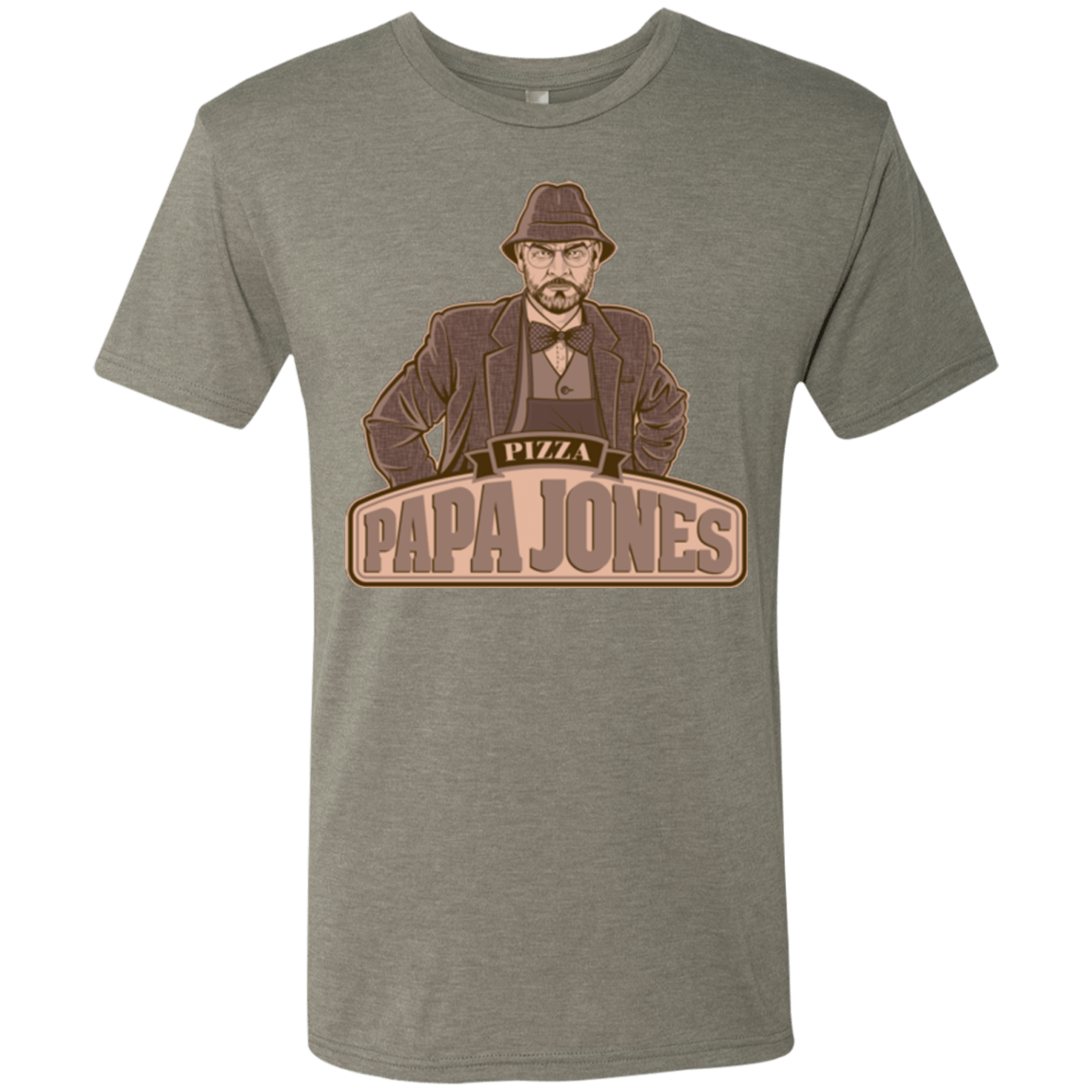 T-Shirts Venetian Grey / Small Papa Jones Men's Triblend T-Shirt