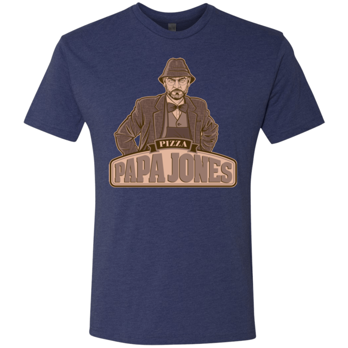 T-Shirts Vintage Navy / Small Papa Jones Men's Triblend T-Shirt
