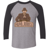 T-Shirts Premium Heather/ Vintage Black / X-Small Papa Jones Triblend 3/4 Sleeve
