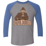 T-Shirts Premium Heather/ Vintage Royal / X-Small Papa Jones Triblend 3/4 Sleeve