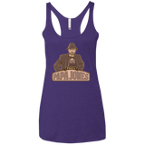 T-Shirts Purple / X-Small Papa Jones Women's Triblend Racerback Tank