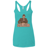 T-Shirts Tahiti Blue / X-Small Papa Jones Women's Triblend Racerback Tank