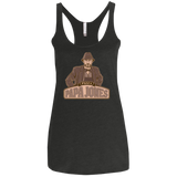 T-Shirts Vintage Black / X-Small Papa Jones Women's Triblend Racerback Tank