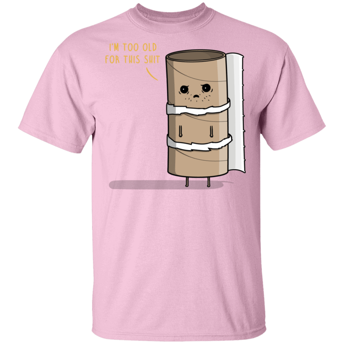 T-Shirts Light Pink / S Paper Role T-Shirt