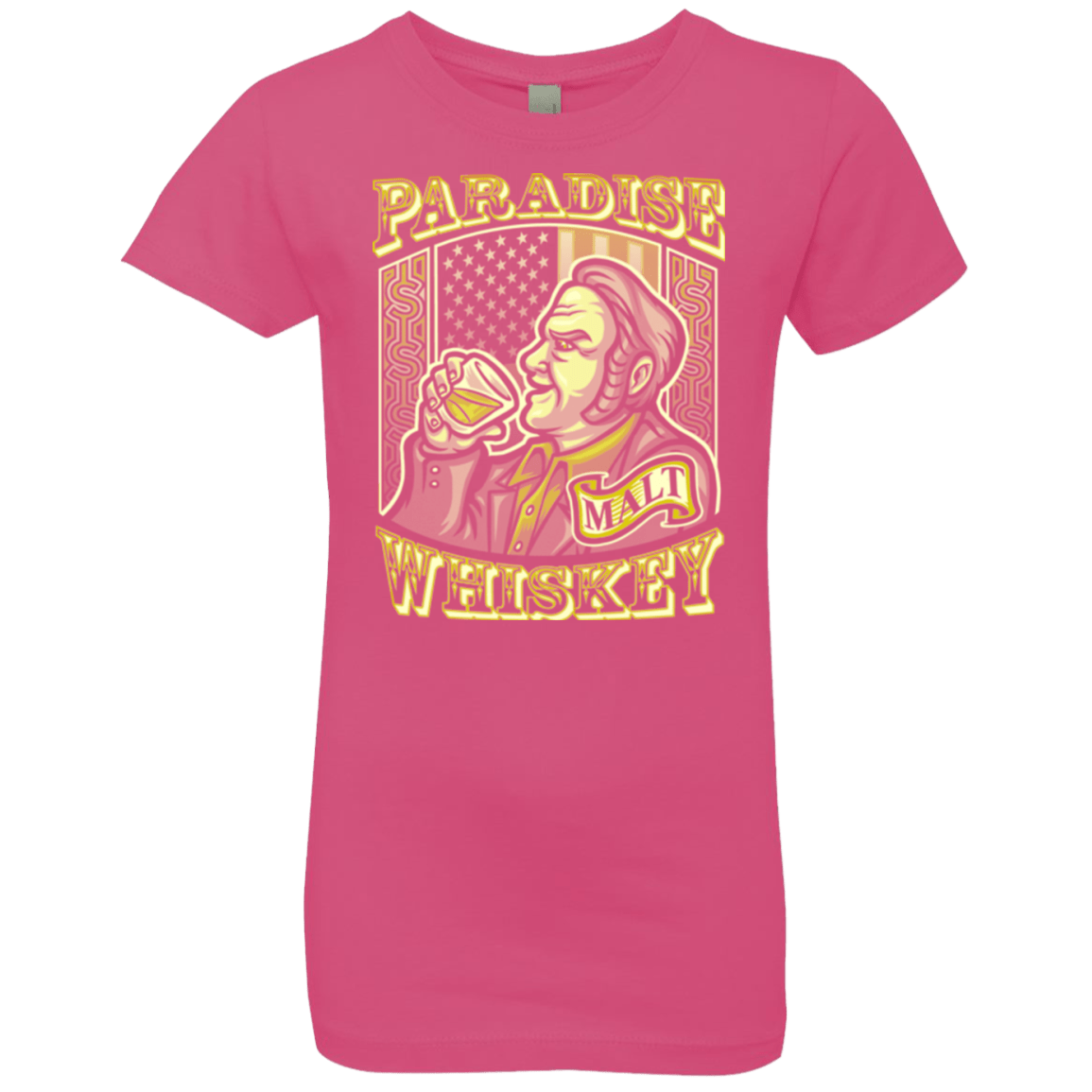 T-Shirts Hot Pink / YXS Paradise Whiskey Girls Premium T-Shirt