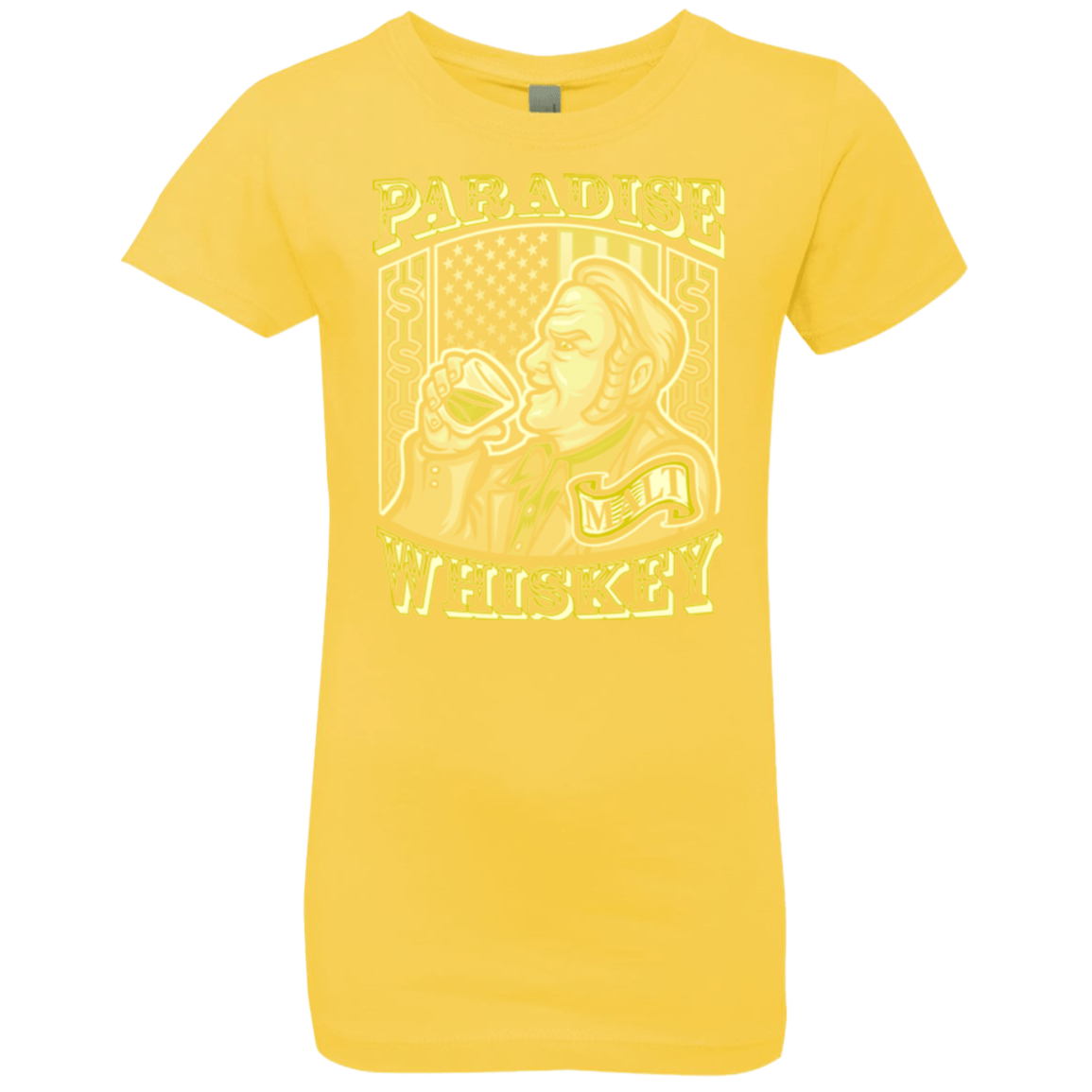 T-Shirts Vibrant Yellow / YXS Paradise Whiskey Girls Premium T-Shirt