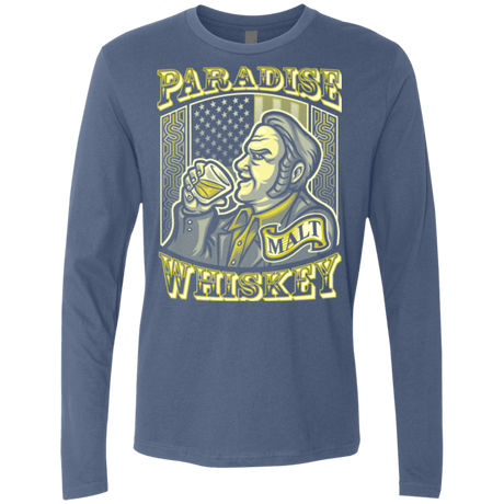 T-Shirts Indigo / Small Paradise Whiskey Men's Premium Long Sleeve